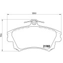 Set di 4 pastiglie freno BREMBO P 86 017