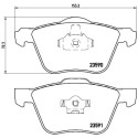 Set di 4 pastiglie freno BREMBO P 86 022