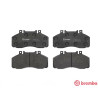 Set di 4 pastiglie freno BREMBO P A6 008