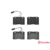 Set di 4 pastiglie freno BREMBO P A6 009