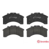 Set di 4 pastiglie freno BREMBO P A6 015