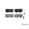 Set di 4 pastiglie freno BREMBO P A6 016