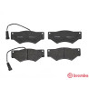 Set di 4 pastiglie freno BREMBO P A6 018
