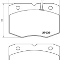 Set di 4 pastiglie freno BREMBO P A6 019