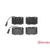 Set di 4 pastiglie freno BREMBO P A6 019