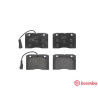 Set di 4 pastiglie freno BREMBO P A6 020