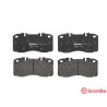 Set di 4 pastiglie freno BREMBO P A6 025