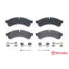 Set di 4 pastiglie freno BREMBO P A6 030