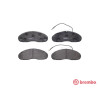 Set di 4 pastiglie freno BREMBO P B7 002