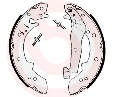 Juego de zapatas de frenos