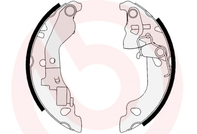 Kit ganasce freno BREMBO S 23 520