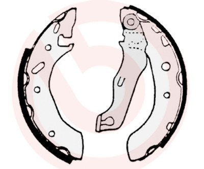 Juego de zapatas de frenos