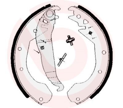 Juego de zapatas de frenos