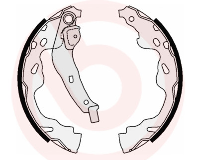 Kit ganasce freno BREMBO S 83 509