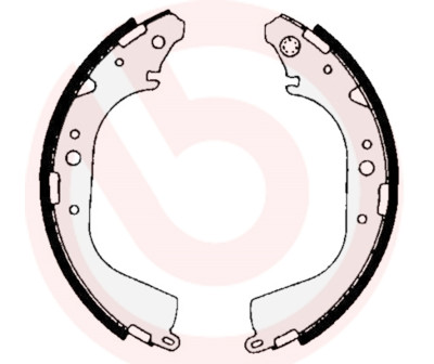 Juego de zapatas de frenos