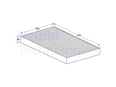 Filtro aria abitacolo DELPHI TSP0325067