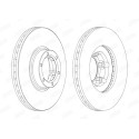 Set di 2 dischi freno JURID 561171JC