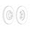 Set di 2 dischi freno JURID 561171JC
