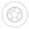 Set di 2 dischi freno JURID 562033JC