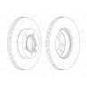 Set di 2 dischi freno JURID 562080JC