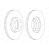 Set di 2 dischi freno JURID 562105JC