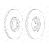 Set di 2 dischi freno JURID 562140JC