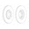 Set di 2 dischi freno JURID 562141JC