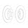 Set di 2 dischi freno JURID 562164JC