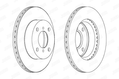 Set di 2 dischi freno JURID 562167JC