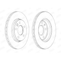 Set di 2 dischi freno JURID 562262JC
