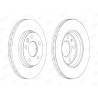 Set di 2 dischi freno JURID 562262JC
