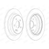 Set di 2 dischi freno JURID 562263JC