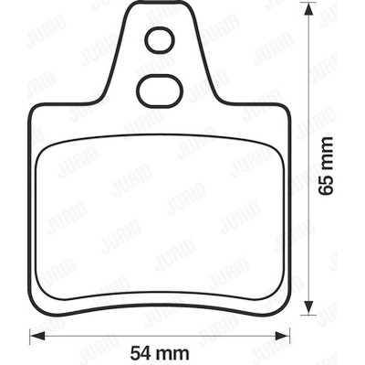 Set di 4 pastiglie dei freni