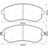Set di 4 pastiglie dei freni