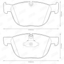 Set di 4 pastiglie dei freni JURID 573300J