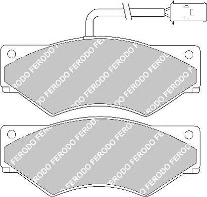 Set pastiglie freno PREMIER FERODO FVR852