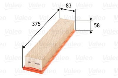 Filtro aria VALEO 58.50.03
