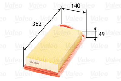 Filtro aria VALEO 5850-05