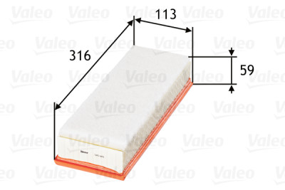 Filtro aria VALEO 585015