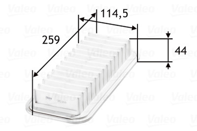 Filtro aria VALEO 585059