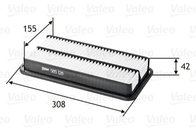 Filtro aria VALEO 585128