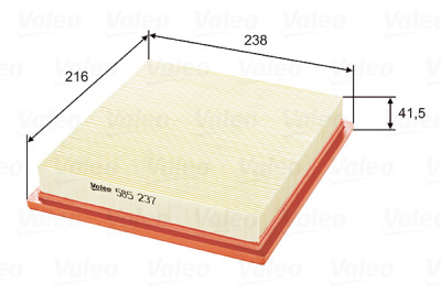 Filtro aria VALEO 585237