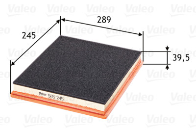 Filtro aria VALEO 585-245