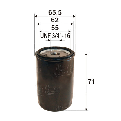 Filtro olio VALEO 58.6042
