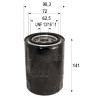 Filtro olio VALEO 586112