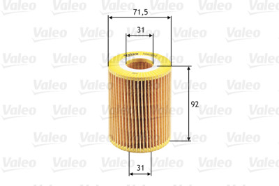 Filtro olio VALEO 586504