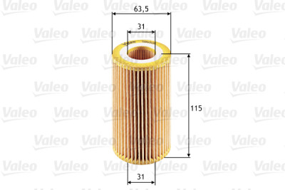 Filtro olio VALEO 586505