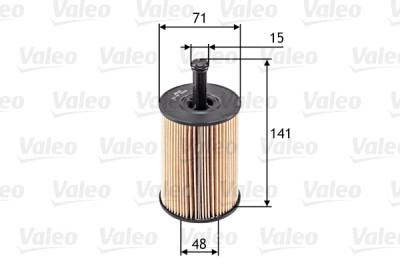 Filtro olio VALEO 586506