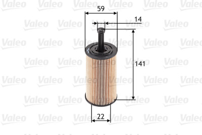 Filtro olio VALEO 586509