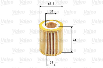 Filtro olio VALEO 586510